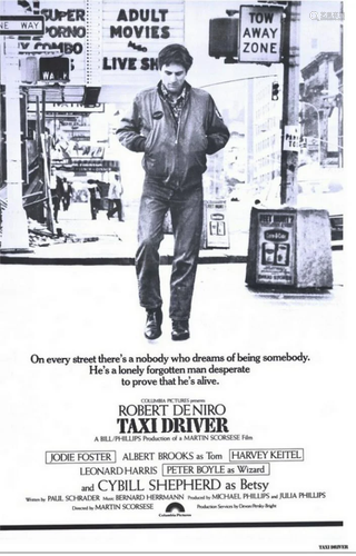 Robert DeNiro in 'Taxi Driver' Movie Poster Print