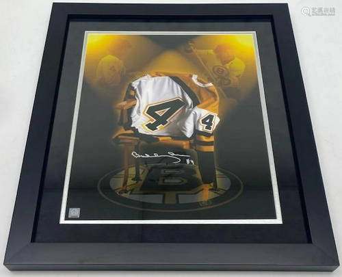 Authentic Bobby Orr Custom 20" x 24" Collage Autog...