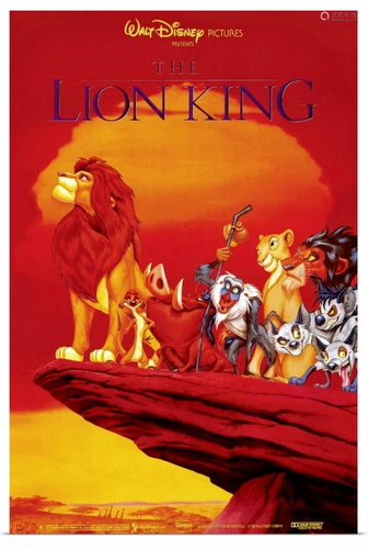 The Lion King (1994) Movie Poster Print