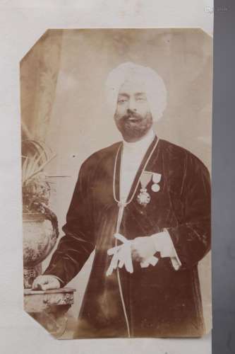 A 19th century photograph of Sikh Maharaja Duleep Singh to o...