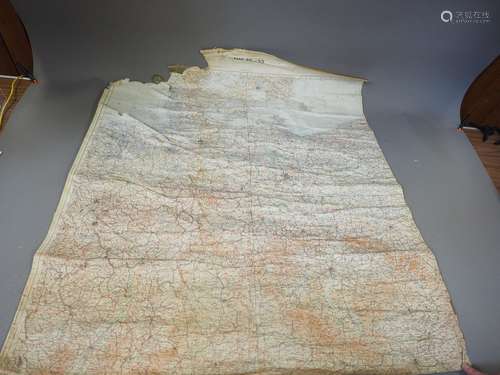 A quantity of maps, including a vinyl map of the UK and a ma...