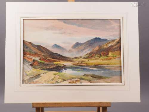 Dougard Watts: watercolours, The Peaks of Arran, 10 1/4 x 15...