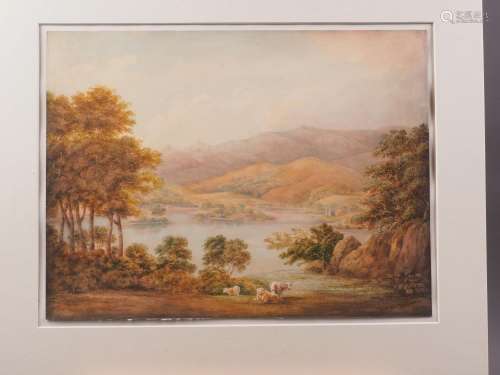 William Green of Ambleside: 19th century watercolour, view o...