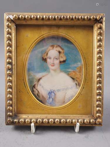 Hugh Ross: an early Victorian portrait miniature, unknown wo...