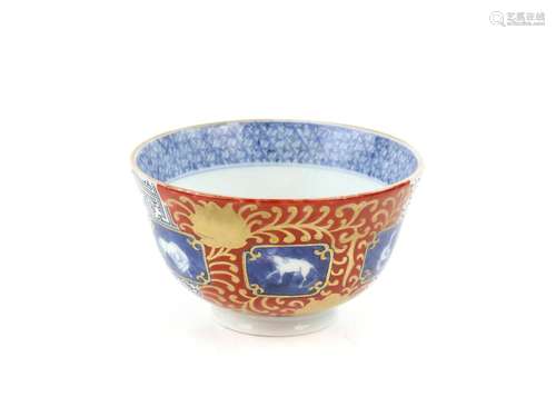 A Nice Japanese Kutani Wakasugi Ware Bowl , Late Edo Period ...