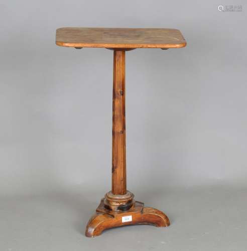 A 19th century primitive solid cedar wine table, the rectang...