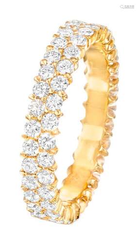en or jaune entièrement sertie de diamants taille brillant p...