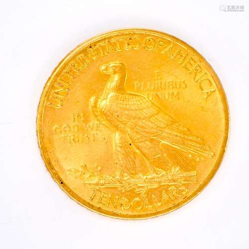 10 USD, Eagle Head, 1932Pb : 16,72 g (21K-900/1000)