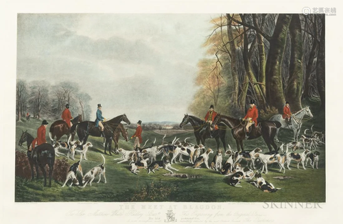 Thomas Lupton (British, 1791-1873), The Meet at Blagdon, Aft...