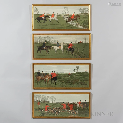 Charles Edwin M. Baldock (British, 1876-c.1941), Four Framed...