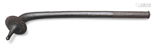 A FIJIAN TOTOKIA HARDWOOD WAR CLUB, LATE 18TH CENTURY, the h...