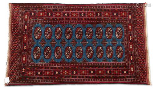 A TURKMAN TEKKE PRAYER RUG, hand-knotted and finely woven, t...