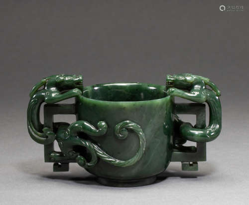 Hetian Jade Cup of Han Dynasty