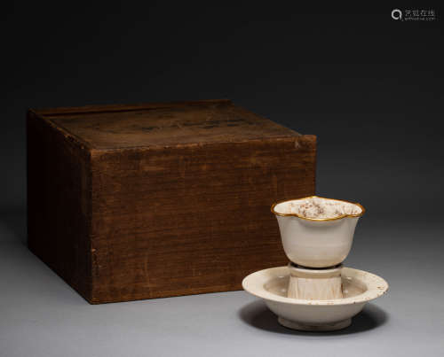 Dingyao cup holder in Song Dynasty of China