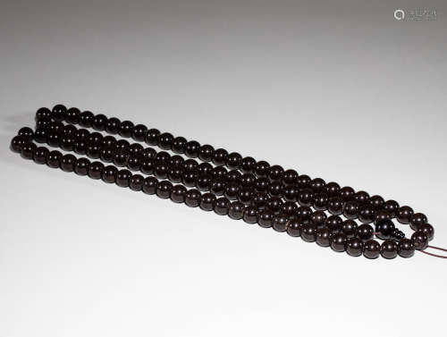 Chinese Qing Dynasty Yi Po 108 Buddha beads