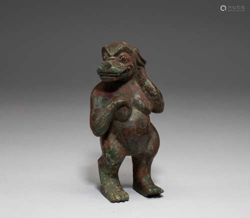 Chinese Han Dynasty copper beast