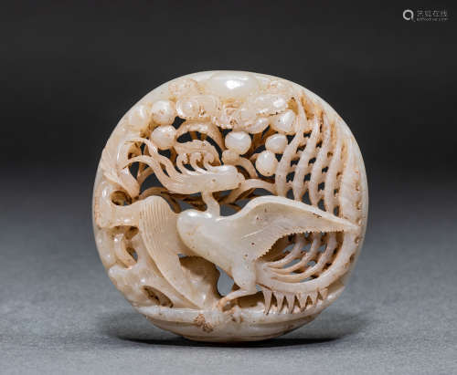 Hetian Jade tile of Song Dynasty of China