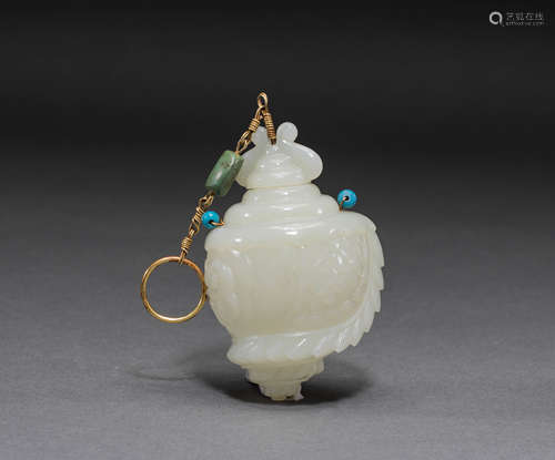 Hetian jade sachet of Song Dynasty of China