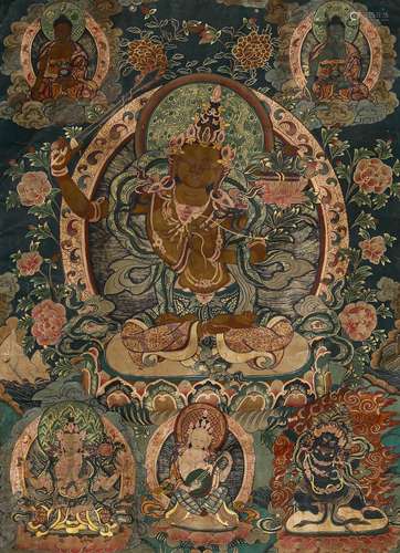 Manjusri Thangka