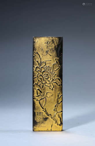 Gold-Decorated Ink, From Cheng Junfang