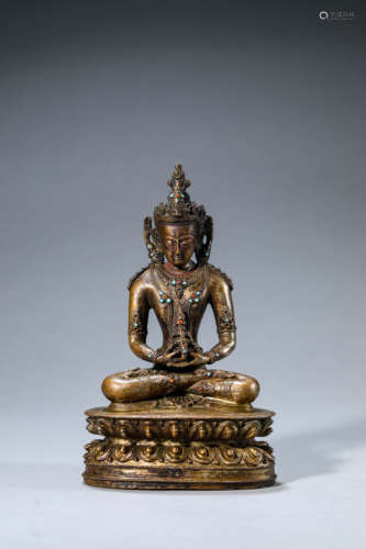 Bronze Amitabha Statue