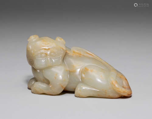 Hetian Jade Tiger in Song Dynasty of China