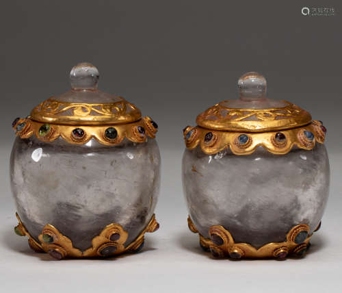 Ancient Chinese crystal POTS