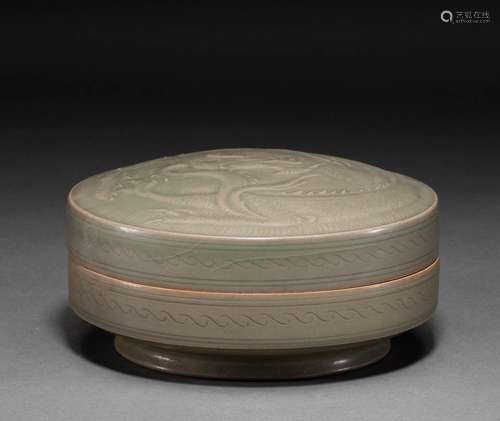 Yue kiln powder box from Song Dynasty, China