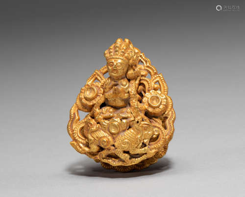 Chinese Gold Buddha statue of Tang Dynasty