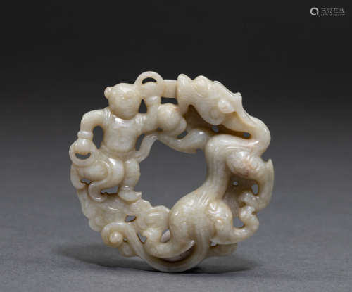 Hetian jade pendant from The Song Dynasty of China
