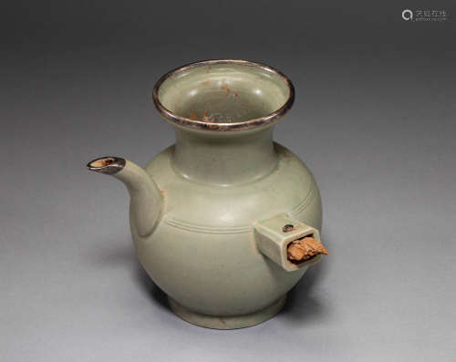 Secret colored porcelain POTS from yue Kiln in Song Dynasty,...