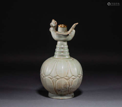 Yue kiln bottles in Song Dynasty of China