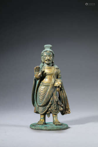 Gilt Bronze Figure Statue