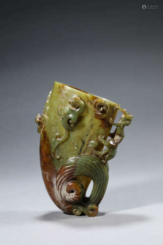 Russet Jade Dragon Cup