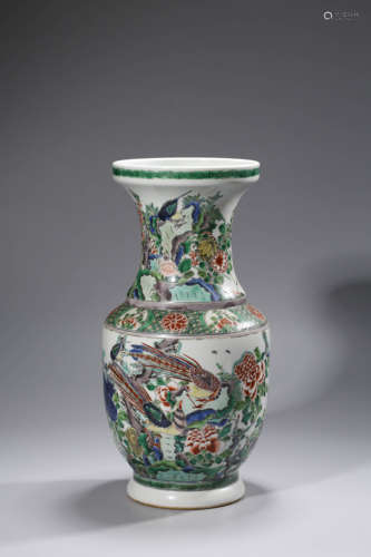 Wucai Floral Vase