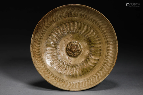 Xiangzhou kiln plate in Tang Dynasty