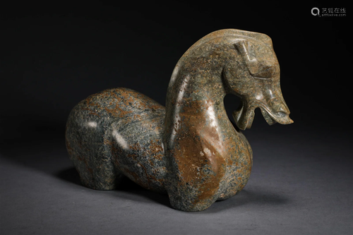 Jade horse of Han Dynasty