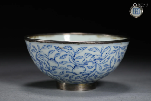 Qing Dynasty blue and white bowl