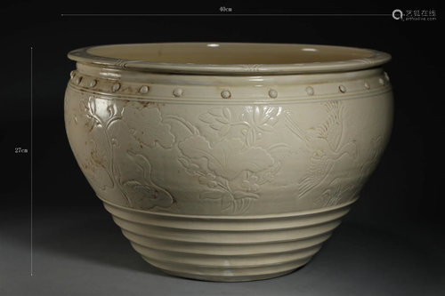 Ding kiln basin in Song Dynasty