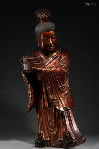 Woodcarving figures of Ming Dynasty