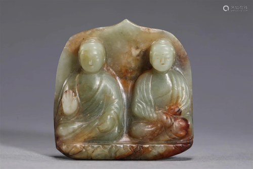 White jade Buddha in Tang Dynasty