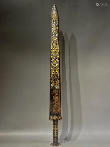 Warring States gold and silver sword