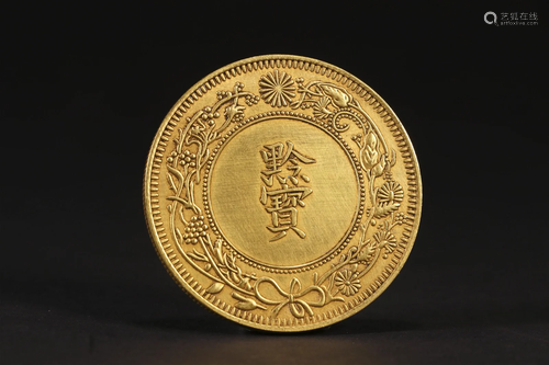 Pure gold coins of the Republic of China