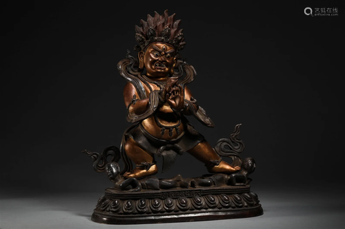 Six Buddhist statues in Qing Dynasty