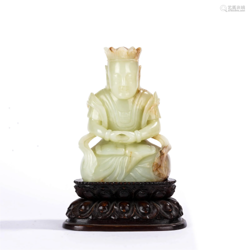 White Jade Figure Of Shakyamuni