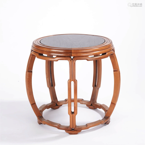 Carved Boxwood Stool