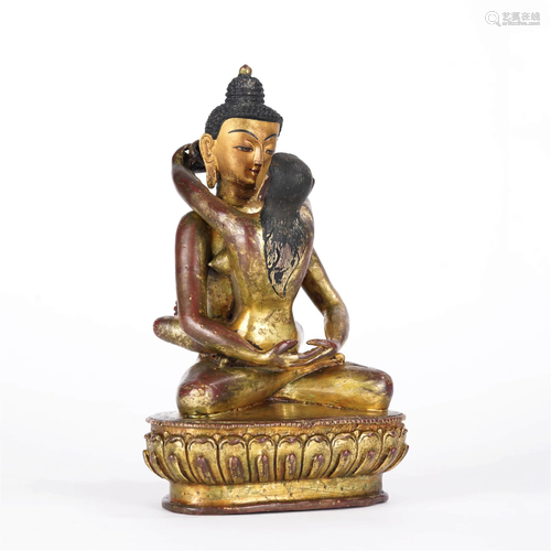 Gilt-Bronze Figure Of Mandkesvara