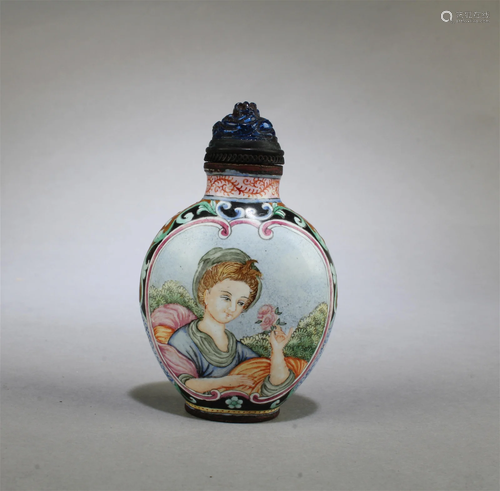 An Enamel Snuff Bottle