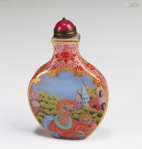 Chinese Peking Glass Snuff Bottle