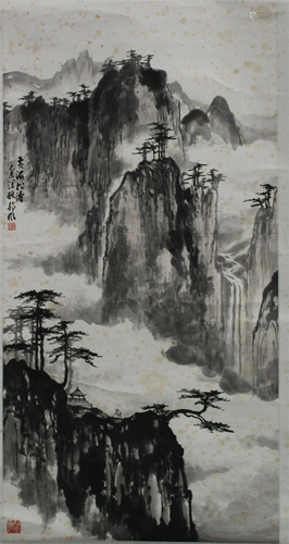 A Chinese Hanging Scroll Painting